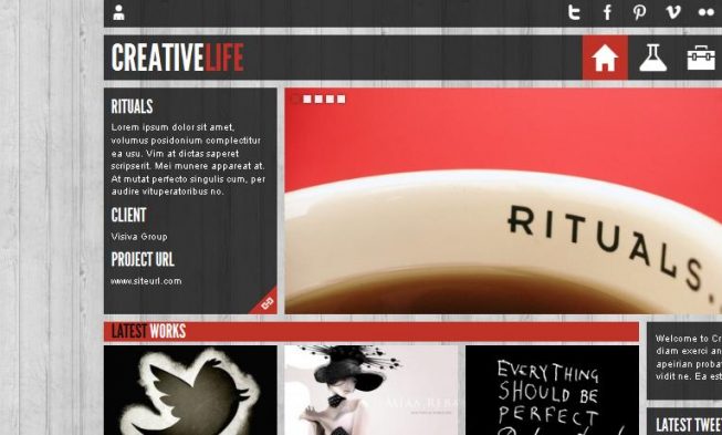 Креативная тема Creativelife Изображение <img />
